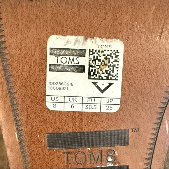 Toms Leila Olive‎ Green Ankle Booties Size 8 - Picture 9 of 9